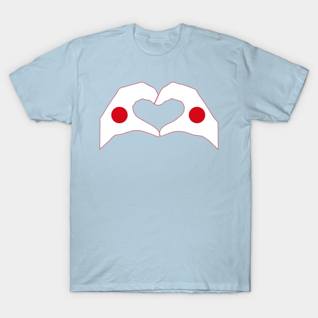 We Heart Japan Patriot Flag Series T-Shirt by Village Values